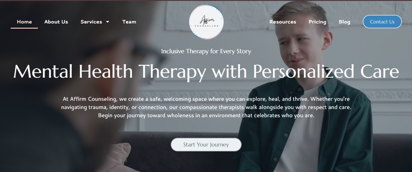 Therapist Website Examples