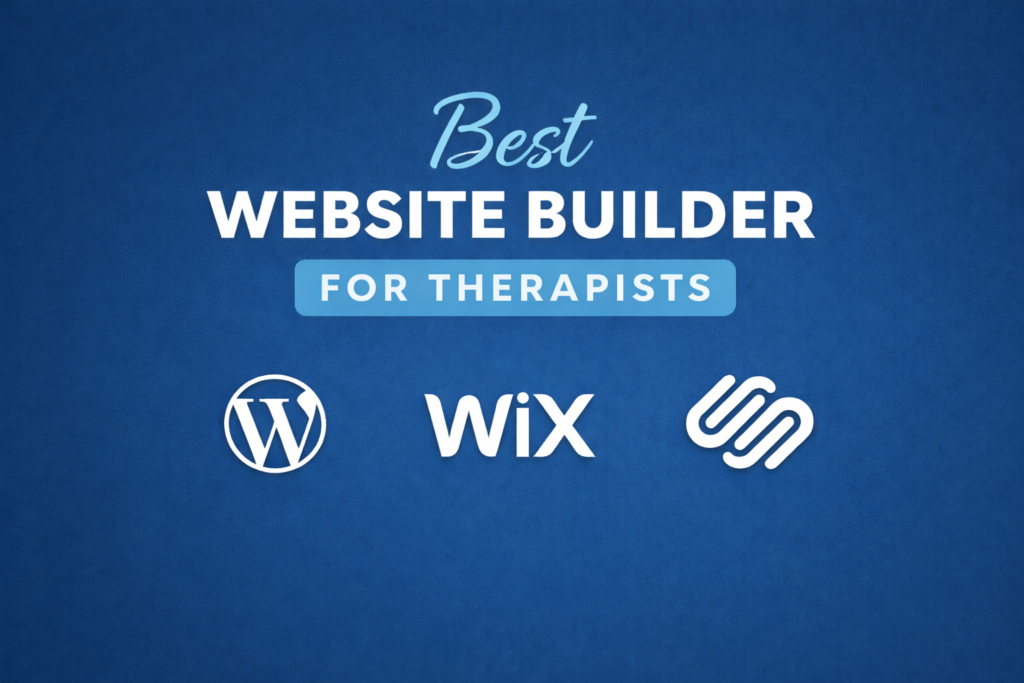 best website builder for therapists