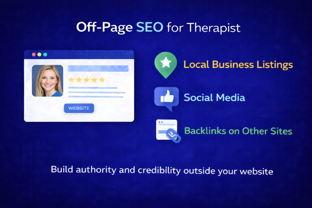 Off-Page SEO for Therapist
