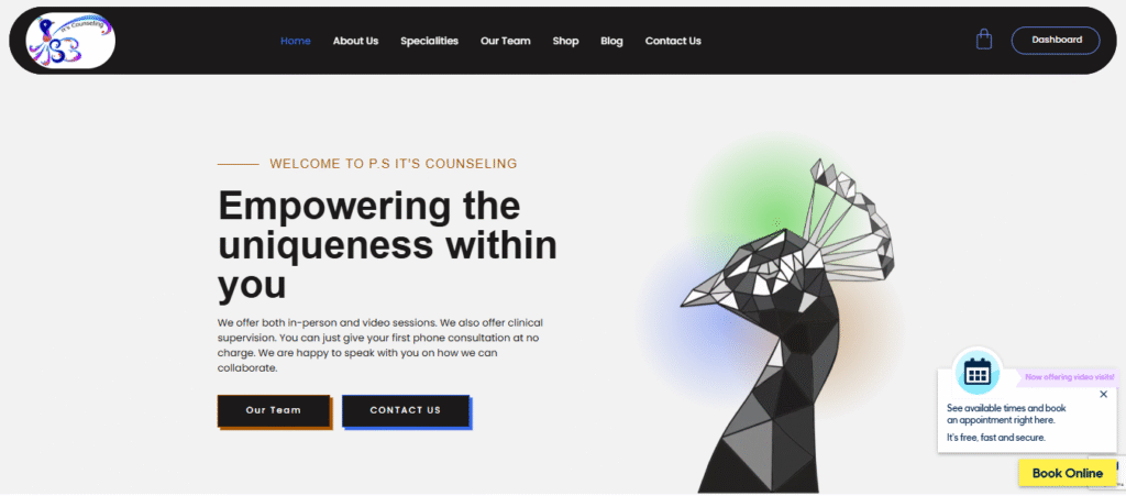 Therapist Website Examples