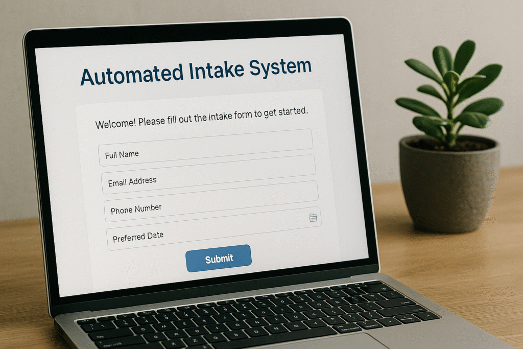 Improve Client Intake & Conversion Workflow for therapist