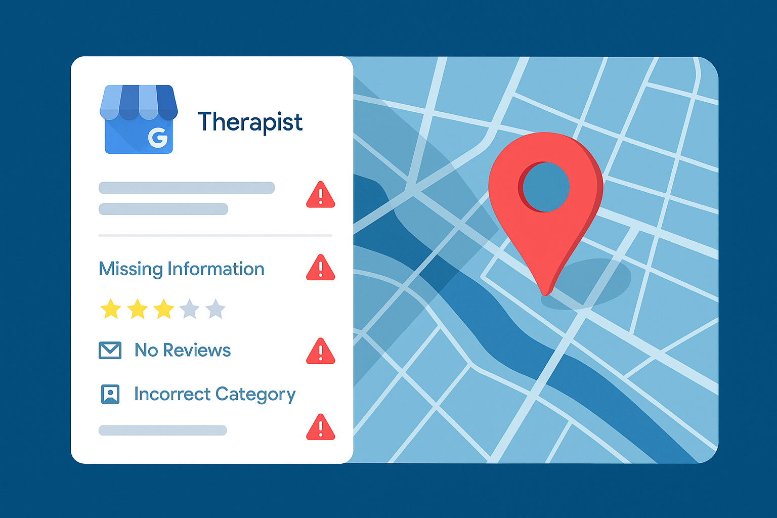 Why Am I Not Ranking for “Therapist Near Me”? 1 Therapists Google Business Profile Is Not Optimized