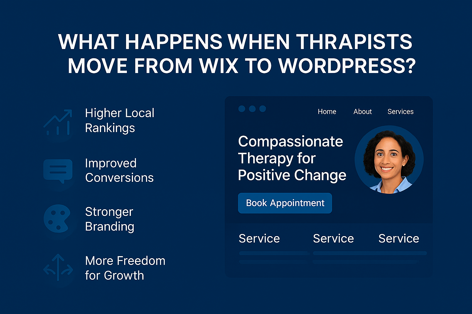 Should I Move From Wix to WordPress for My Therapy Website? 4 What Happens When Therapists Move From Wix to WordPress?