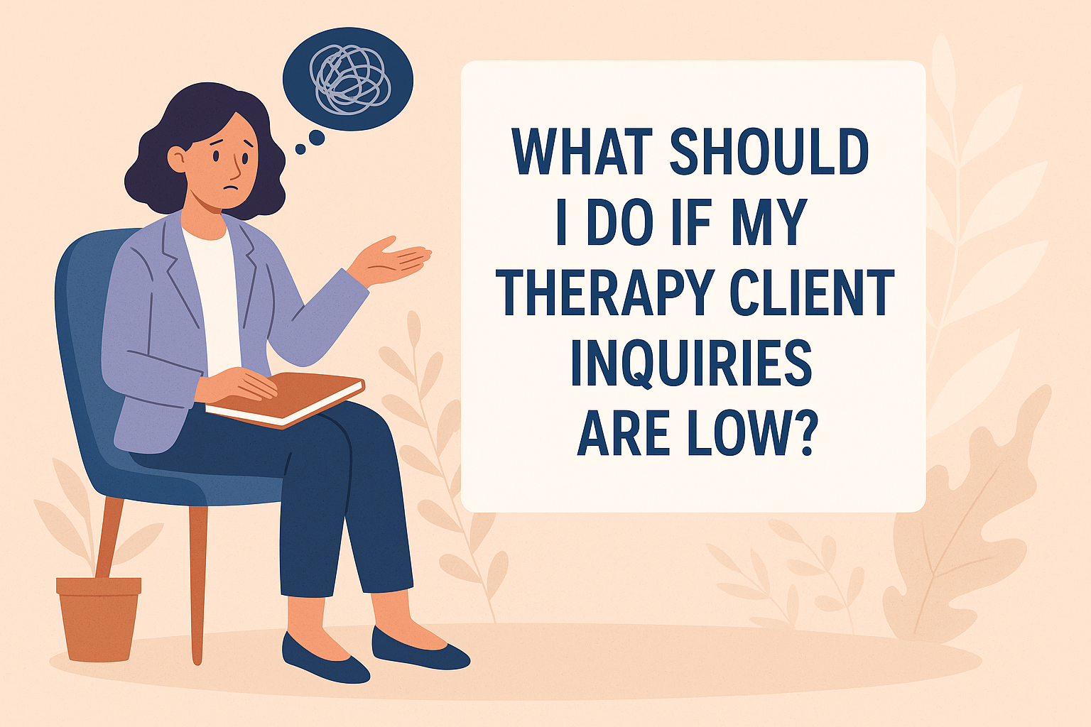 Therapy Client Inquiries Are Low